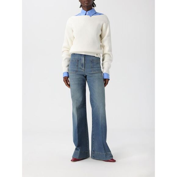 Victoria Victoria Beckham Jeans Woman Blue
